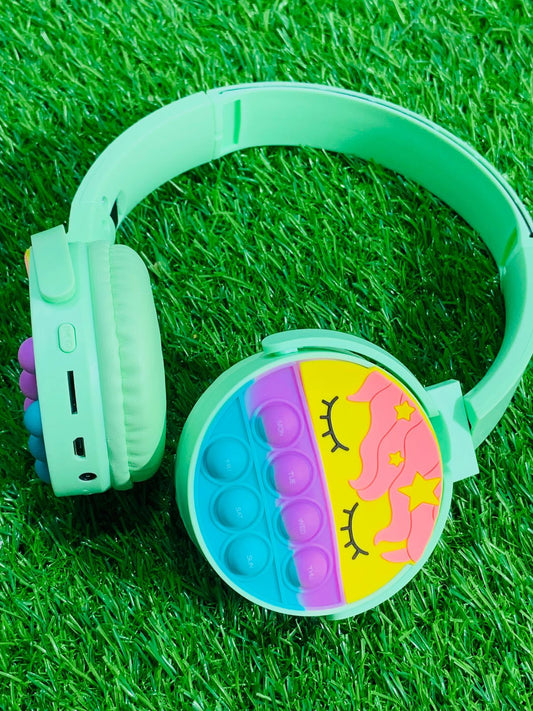 Cute Pop It Wireless Bluetooth Headphones